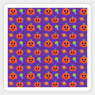 Pumpkin Halloween pattern Magnet